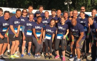 L+M Development Partners team participates in the 2017 JP Morgan Chase Corporate Run.